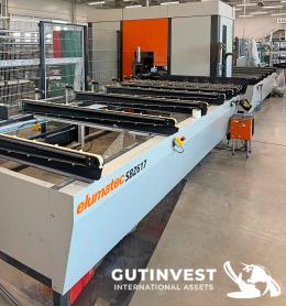 1  -  Centro de mecanizado CNC para perfiles de PVC