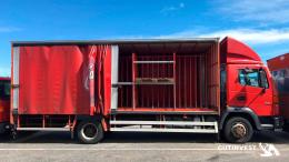 1  -   Truck van with sliding canvas 