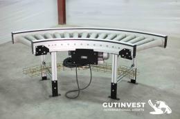 18  -  Curved motorized roller table (1700 x 510 mm)