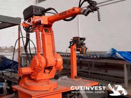 6  -  Welding robot with track and turning table - 7m