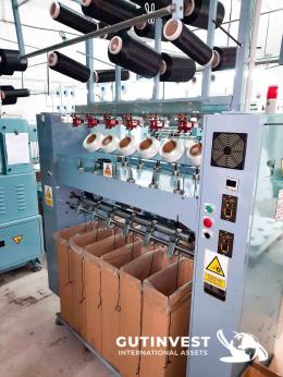 2  -  (x5) Needle cylindrical cord knitting machines