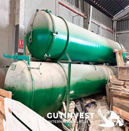 1  -  Autoclave for wood impregnation