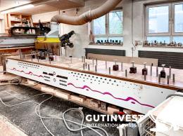 1  -  CNC machining center for wood - 4 axis