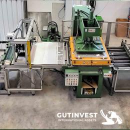 1  -  Line for manufacture plastic bags by high frequency
