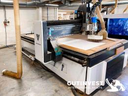 1  -  CNC milling machine 3 axes - for wood and pvc