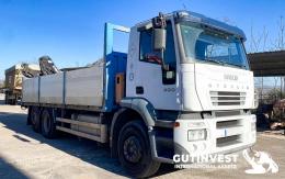 4  -  3 axis - open box truck with crane