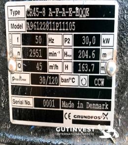 58  -  (x2) Vertical multistage centrifugal pump