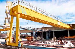 3  -  Semi gantry overhead crane - 10Tn