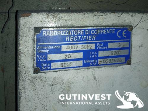 Línea de galvanizado electrolítico de alambre