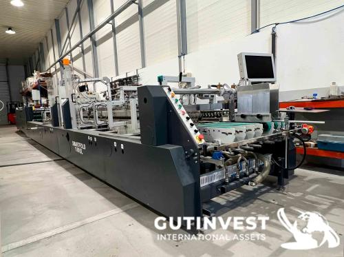 Automatic Box folding and gluing machine