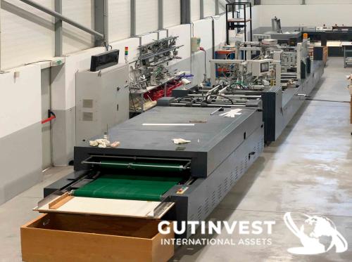 Automatic Box folding and gluing machine