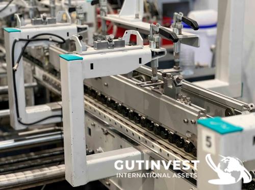 Automatic Box folding and gluing machine