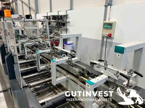 Automatic Box folding and gluing machine