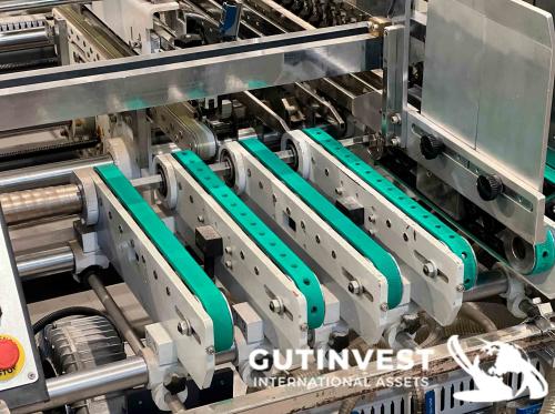 Automatic Box folding and gluing machine