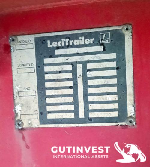 3-axle flatbed semi-trailer