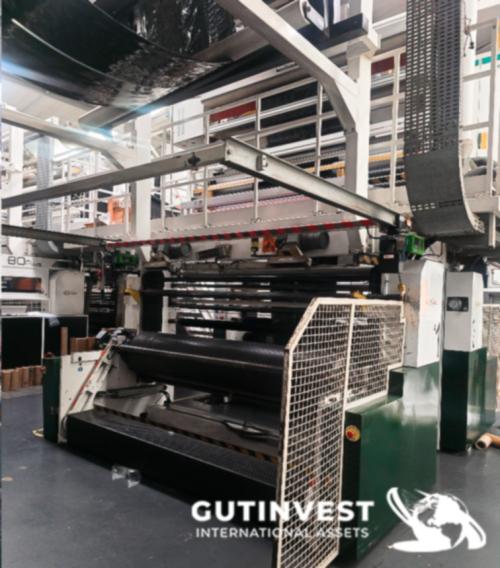 3-layer blown film coextrusion line 