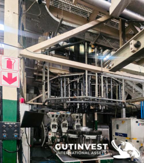3-layer blown film coextrusion line 