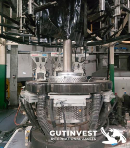 3-layer blown film coextrusion line 