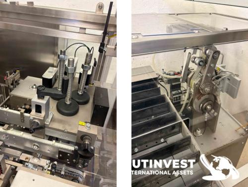 Cartoning machine for cosmetic and pharmaceutical products