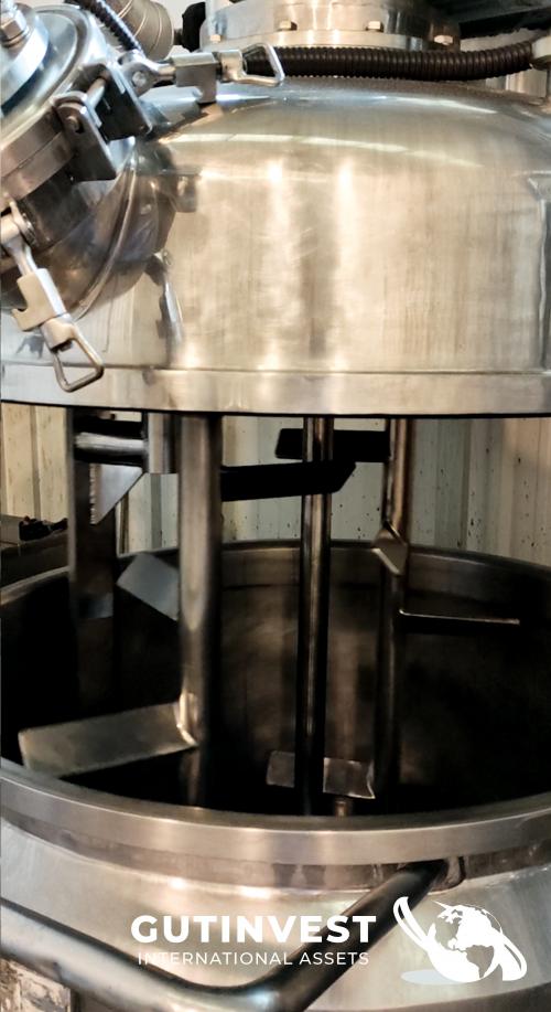 Mixer - Reactor of 1.000 lts with homogenizer