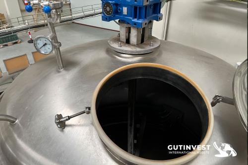 Complete factory - beer production - brewery food industry