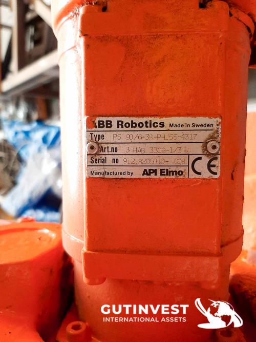 Welding robot with track and turning table - 7m