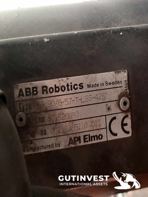 Welding robot with track and turning table - 7m
