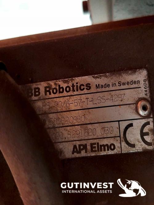Welding robot with track and turning table - 7m