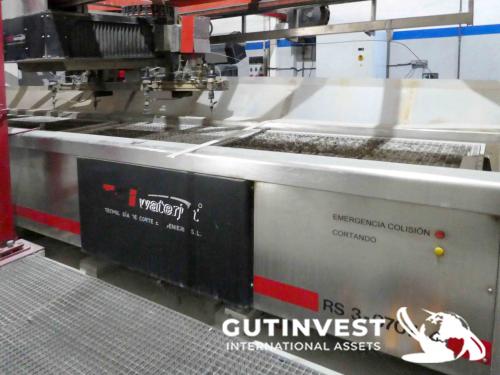 Waterjet cutting machine - 4 heads