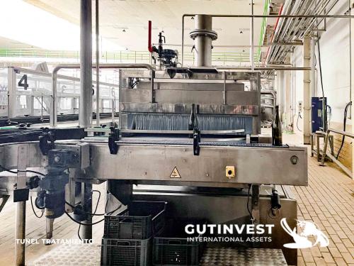 200ml glass bottle packaging line