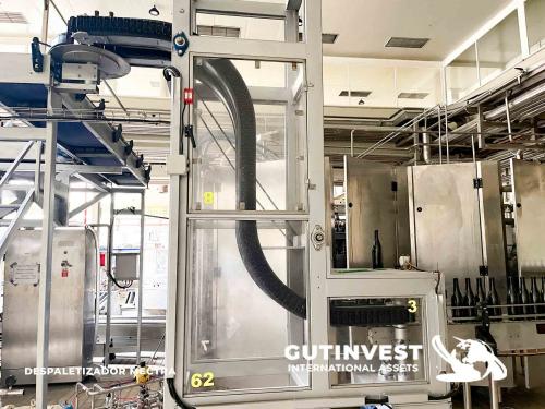 750ml glass bottle packaging line