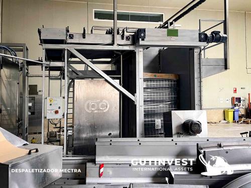 750ml glass bottle packaging line