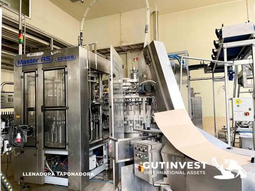 750ml glass bottle packaging line