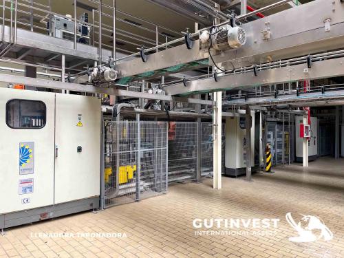 750ml glass bottle packaging line