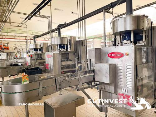 Aseptic Packing line in brik - 1 Liter