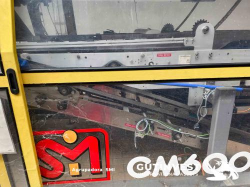 Aseptic line for blowing and packaging PET bottles