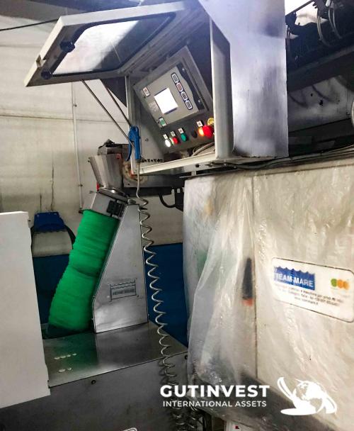 Mollusc packaging line