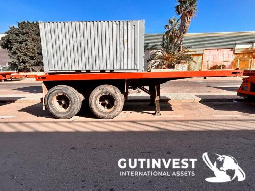 Container semi-trailer - 2 axles