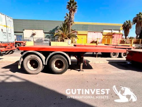 Container semi-trailer - 2 axles