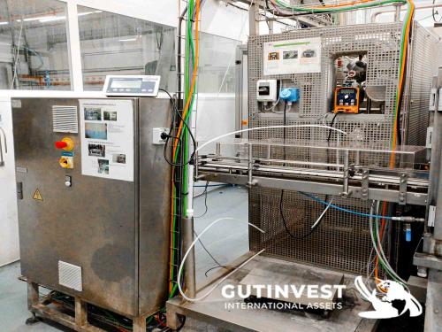  Bottle steam rinsing machine