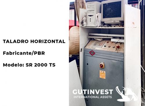 Horizontal wooden drilling machine