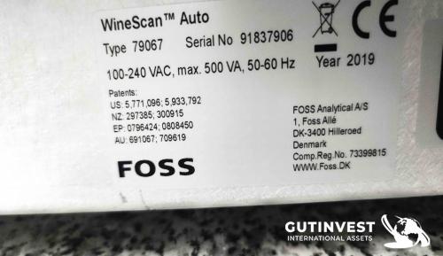 Wine analyzer - FTIR (auto sampler)