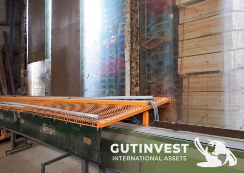 Wood optimizer sawing machine