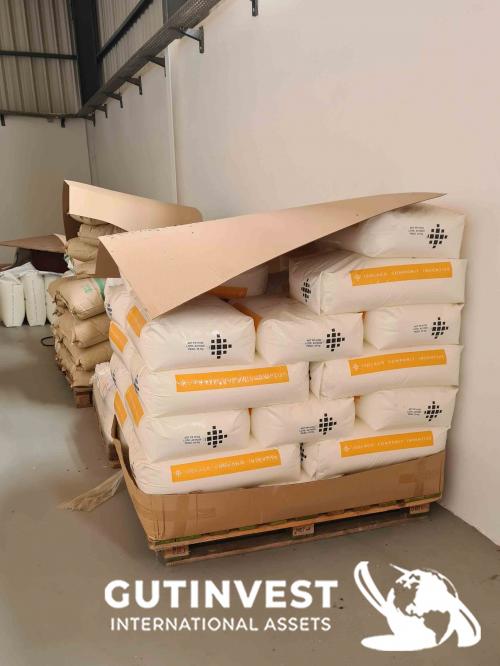 Lot of 162 25 KG polypropylene bags