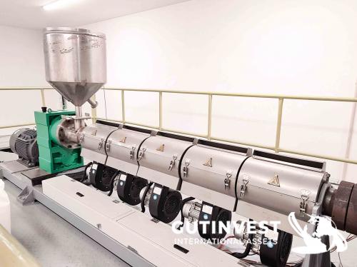 Meltblown extrusion line