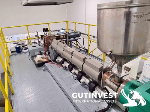 Meltblown extrusion line