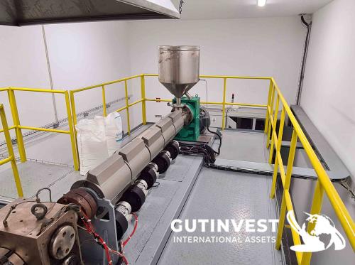 Meltblown extrusion line