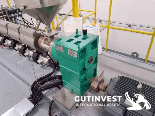 Meltblown extrusion line