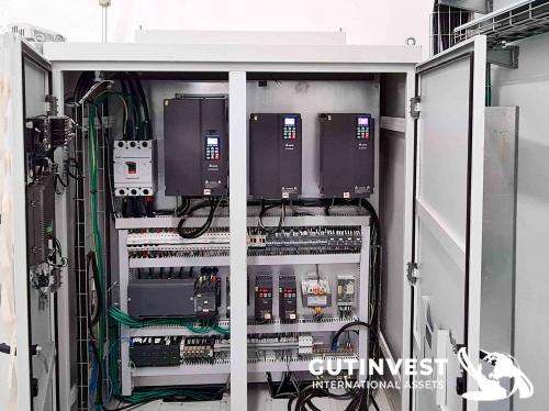 Meltblown extrusion line