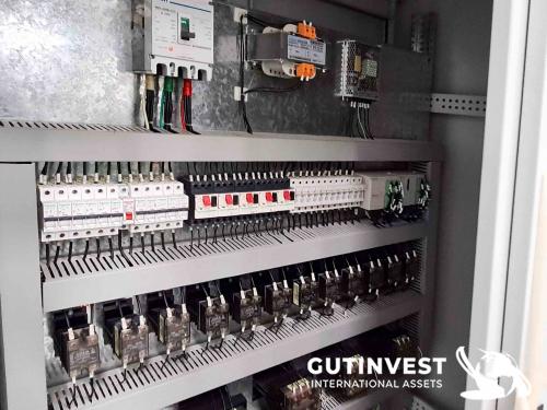 Meltblown extrusion line